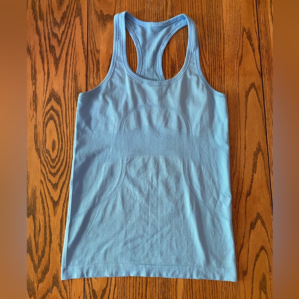 lululemon athletica Blue Tank Top